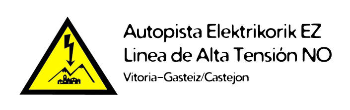 Plataforma contra la línea de alta tensión Castejón-Vitoria. ACOA-AKE